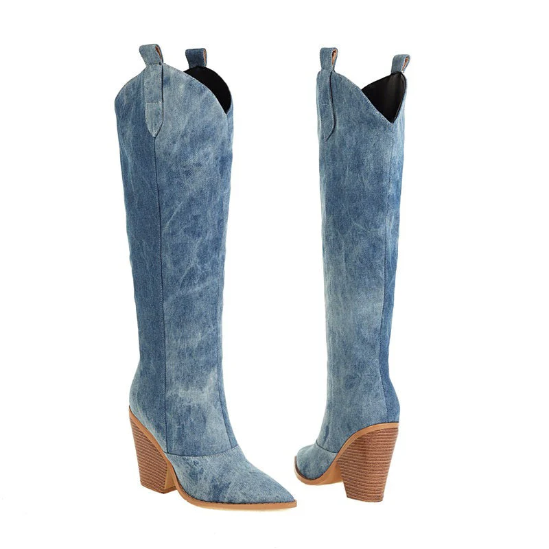 Bottes hautes pour femmes Chic Rebeccine pour un look stylé – Image 8