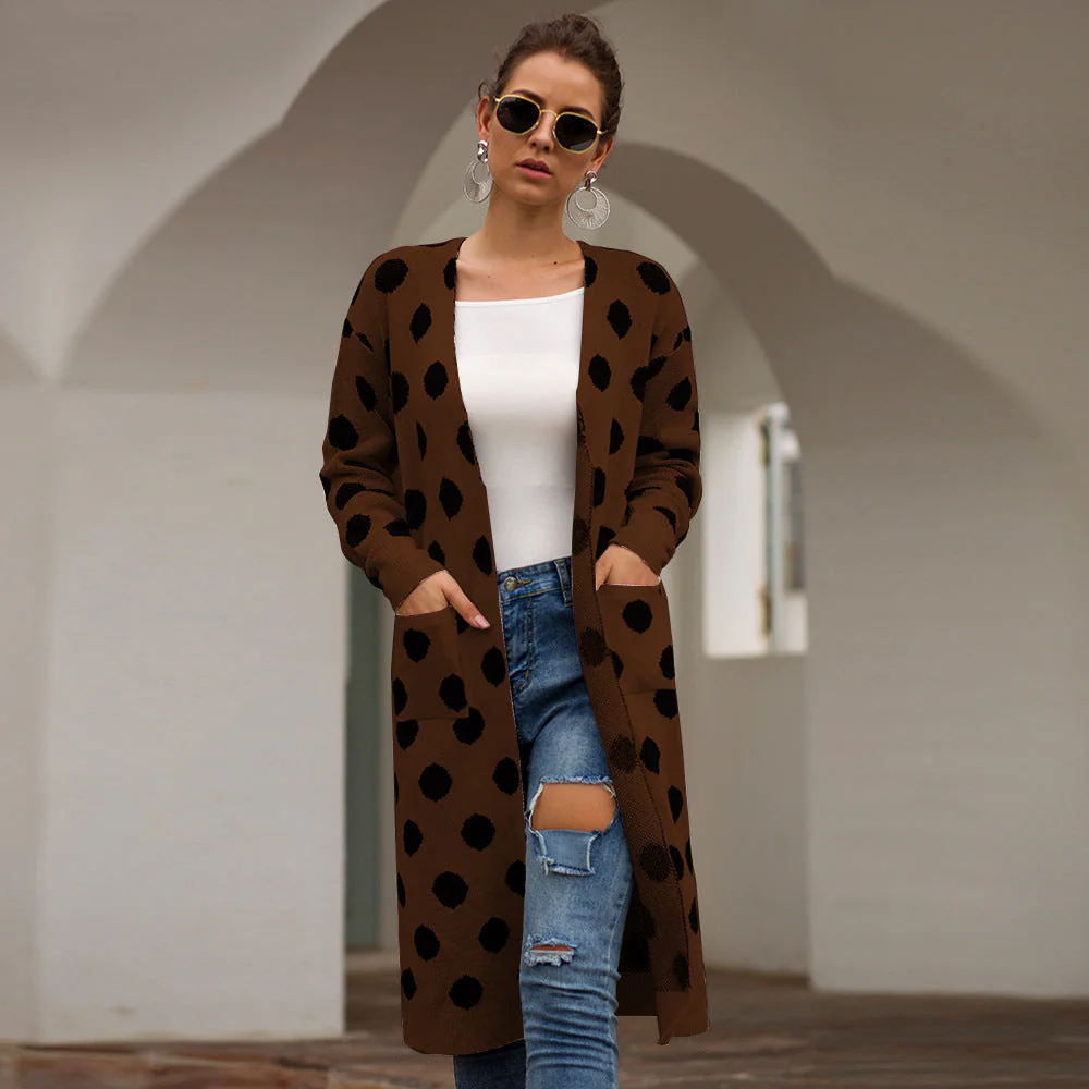 Pull à poches à motif vagues. – Image 5