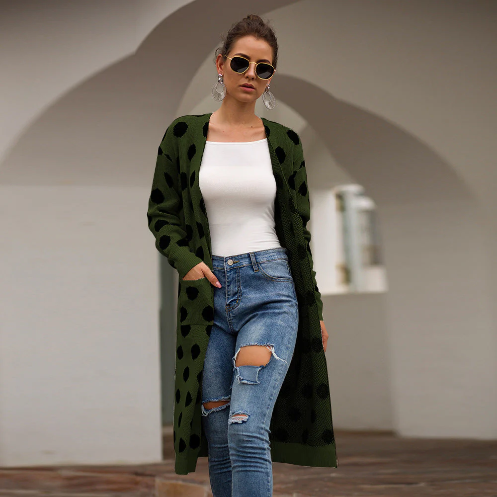 Pull à poches à motif vagues. – Image 6