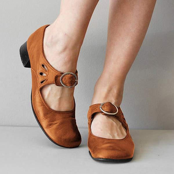 Anika | Authentic Vintage Round Nose Shoes – Image 2