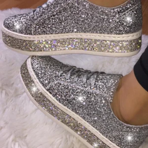 Baskets à plateforme élégantes pour femmes en grandes tailles