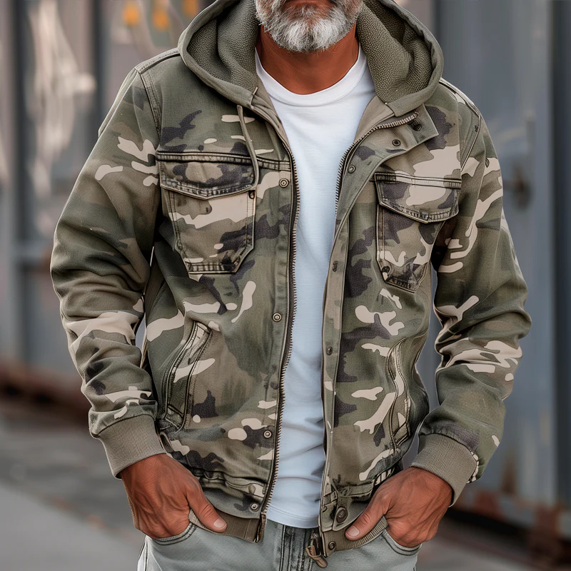 Fabian - Veste Cargo Camouflage Élégante – Image 4