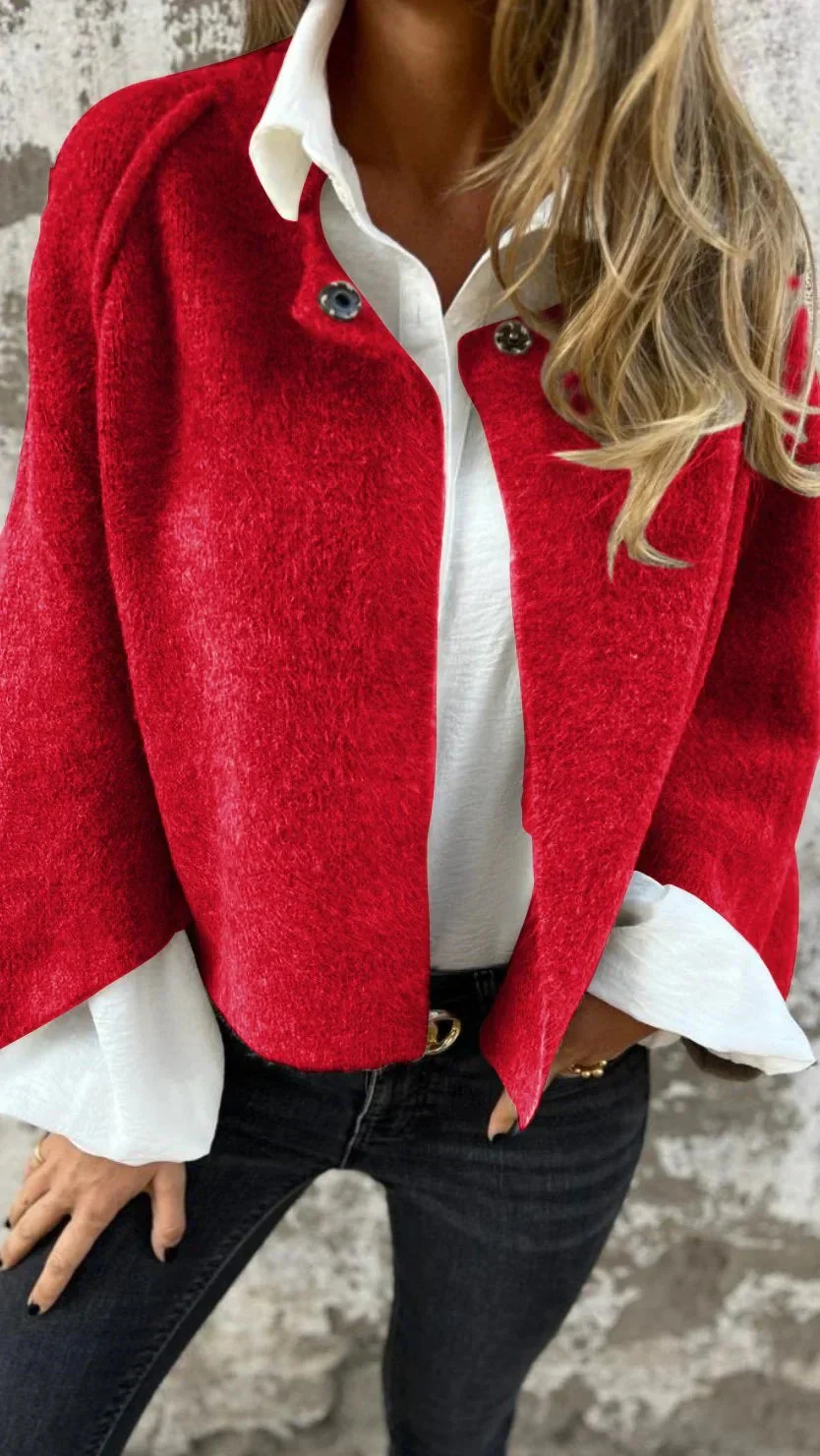 Manteau Chic en Mélange de Laine Ajusté – Image 9