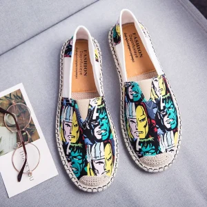 Eva | Espadrilles en toile respirante avec impression graphique accrocheuse