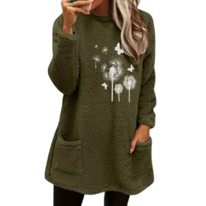 Arceli | Pull long et surdimensionné pour femme | Merveilleusement chaud et confortable