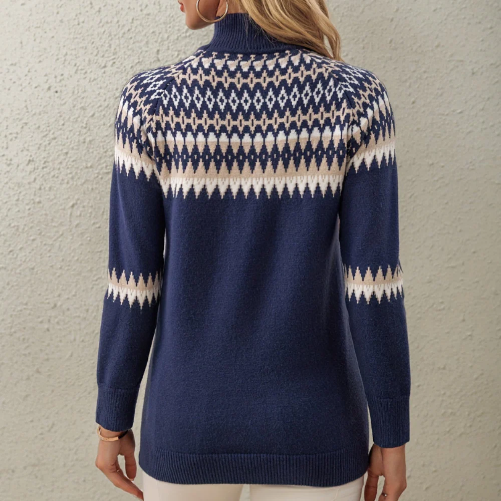 Maria | Pull d'hiver en tricot à manches longues pour femmes – Image 3