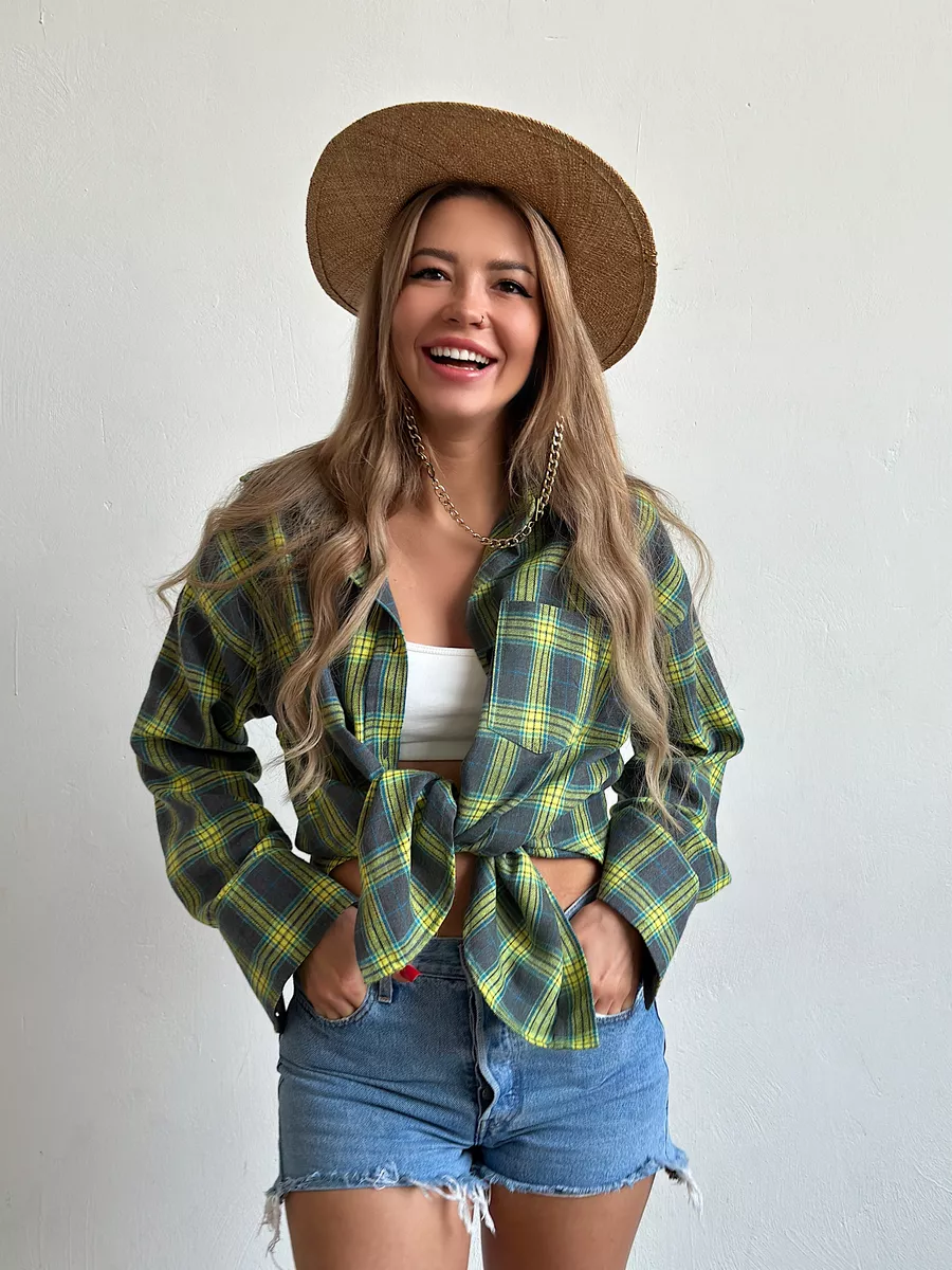 Carrie | Chemise en flanelle à carreaux élégante – Image 2