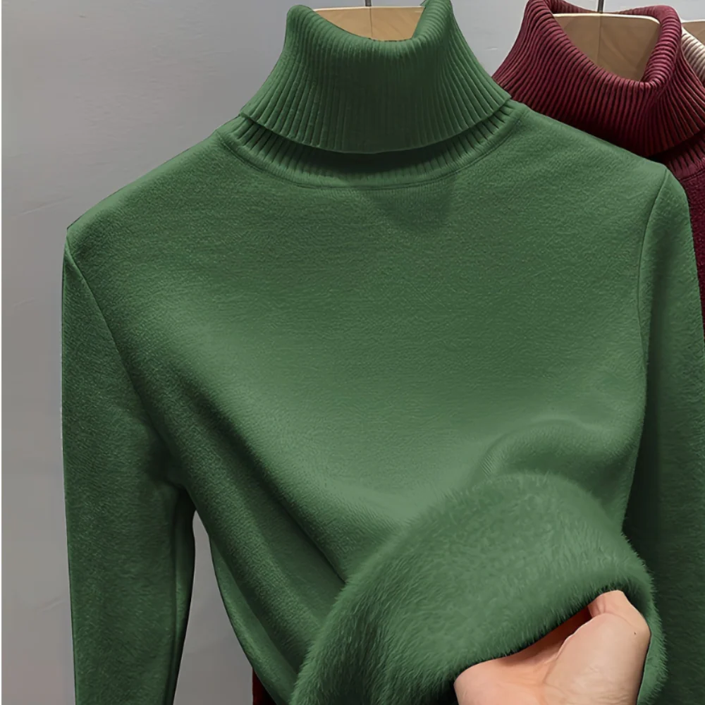 Aida | Col roulé doublé polaire de luxe pour femme | Stylish Elegance – Image 3