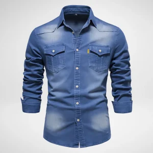 Avantea - Chemise Denim Élégante