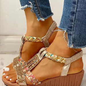 Sandales de style bohème pour un style sans effort