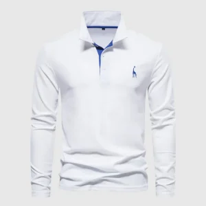 Audren - Polo Élégant À Manches Longues