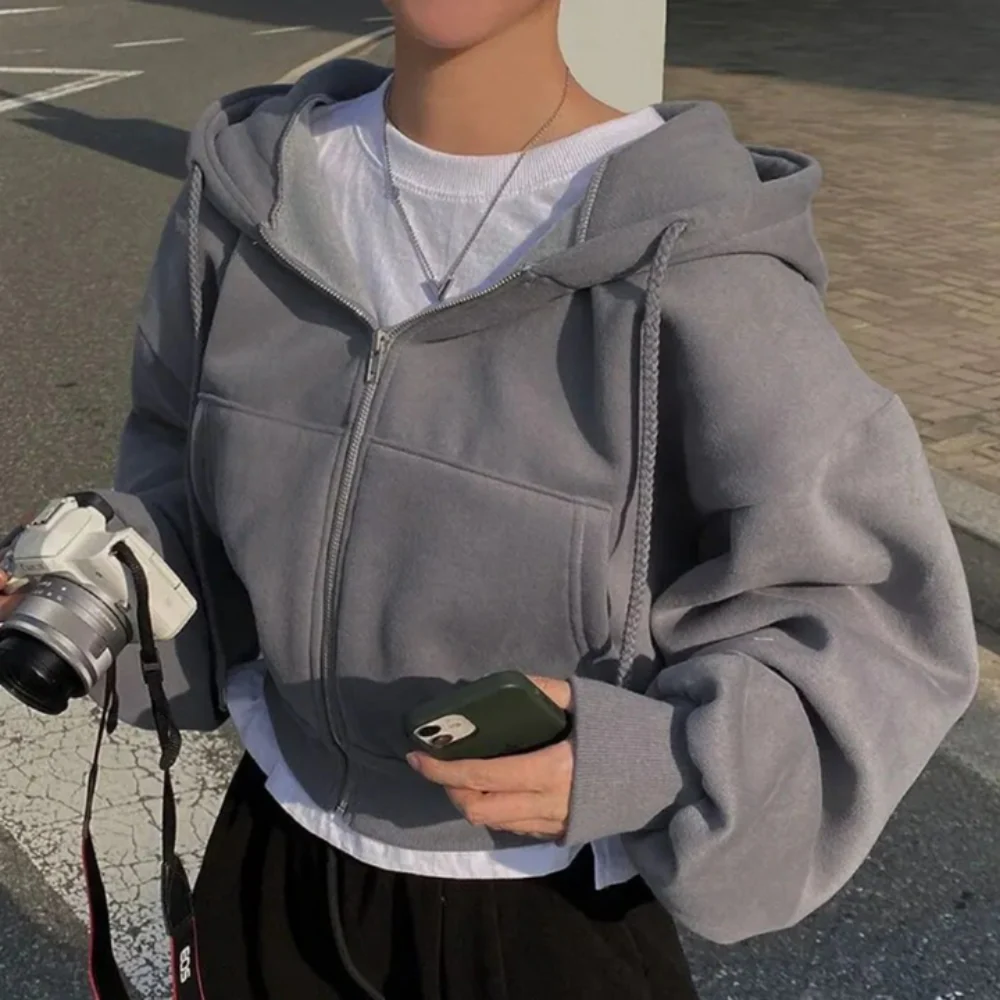 Gladys | Sweat à capuche surdimensionné avec fermeture éclair pour femmes – Image 6