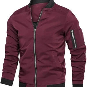 Jules - Veste Bomber Métallisée Élégante