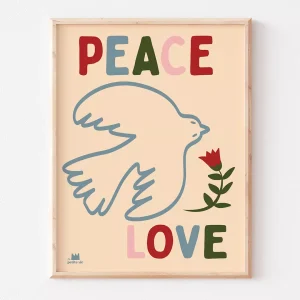 Affiche A3 – Peace & Love