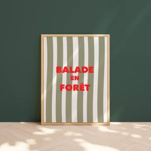 Affiche – Balade en forêt