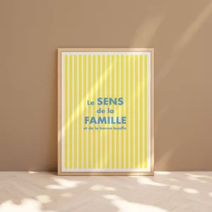 Affiche – Le sens de la famille (et de la bonne bouffe)