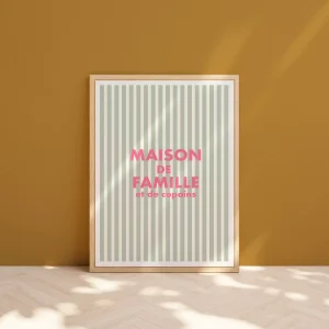 Affiche – Maison de famille (et de copains)