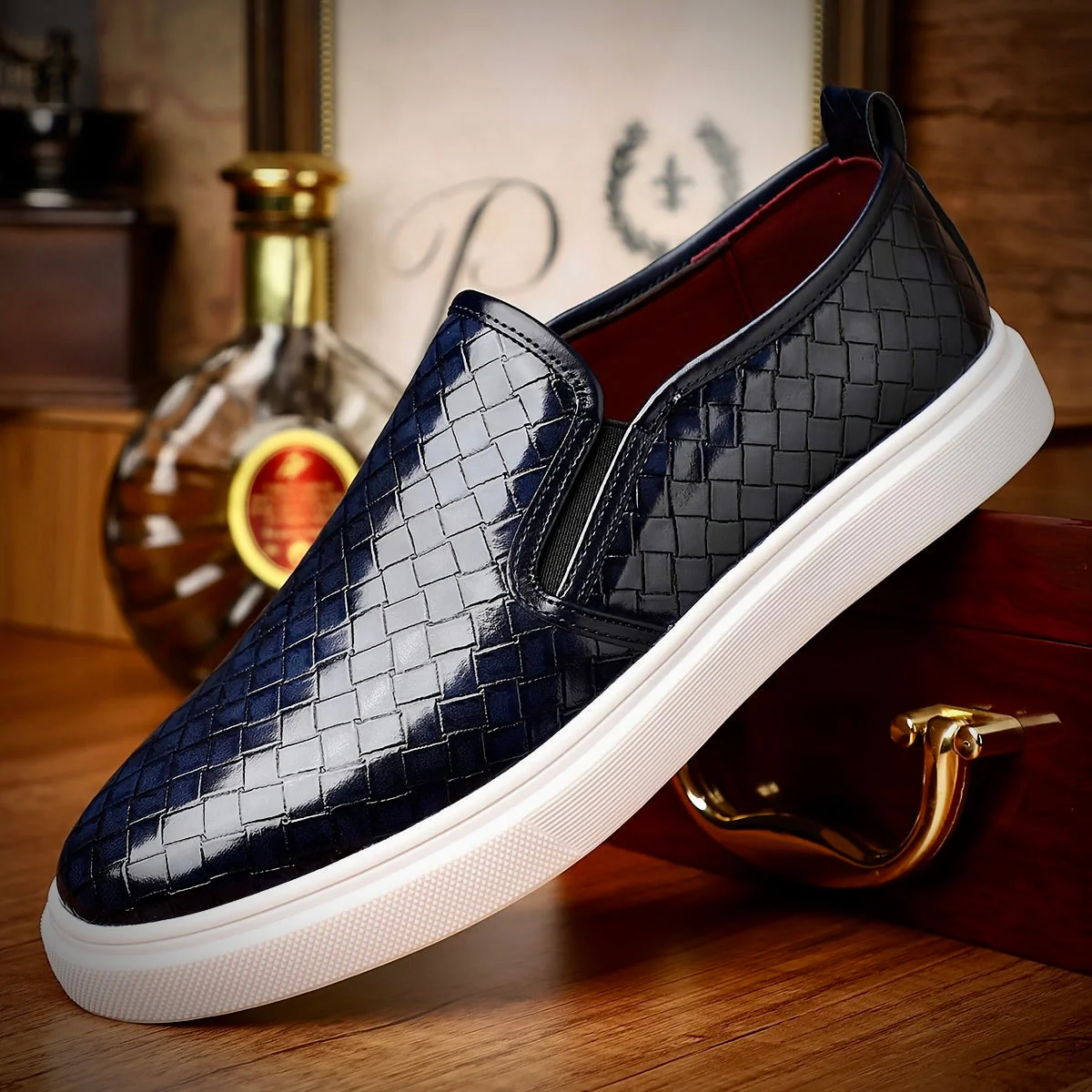 Luxueux mocassins en cuir Graf de Darius