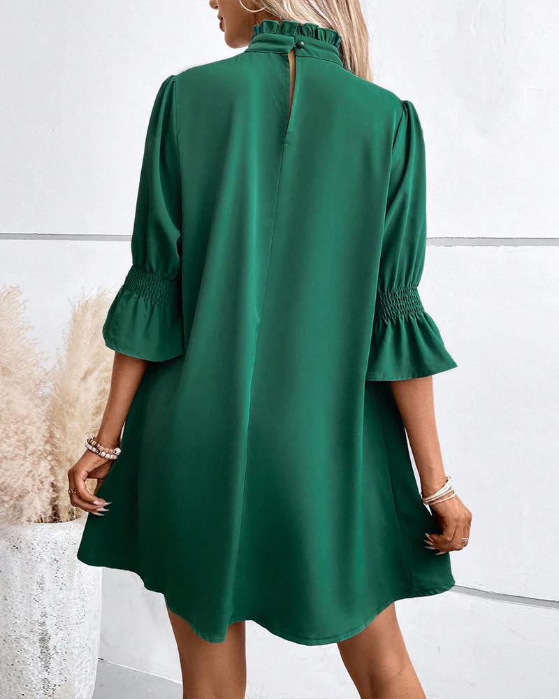Naomi | Robe chic de couleur unie – Image 6