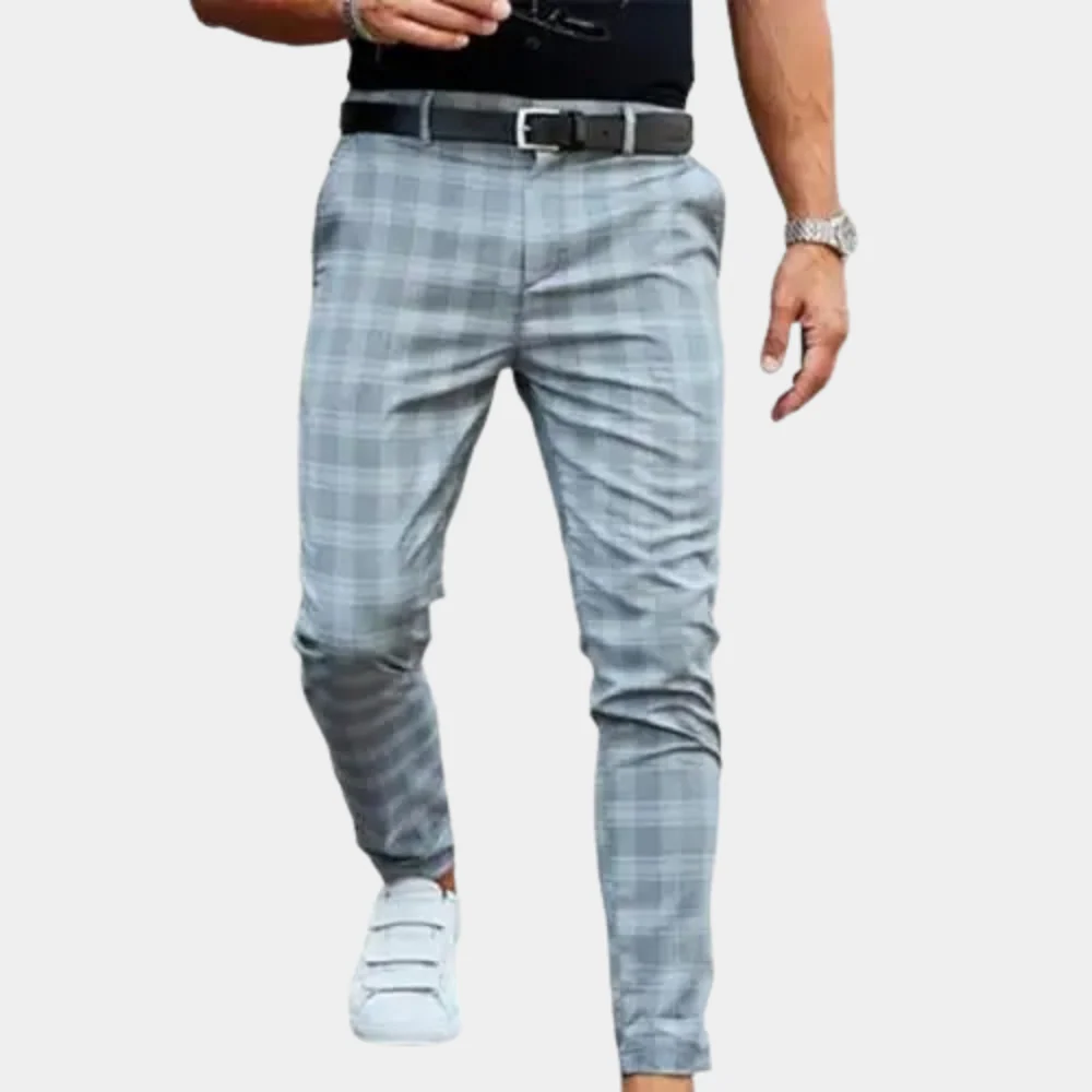 Delmore - Pantalon à carreaux élégant pour hommes – Image 5