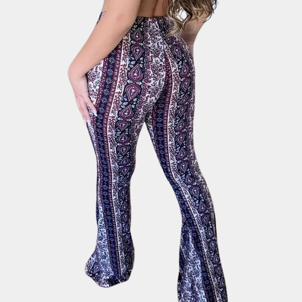 Elvera - Pantalon évasé tendance boho pour femmes – Image 5
