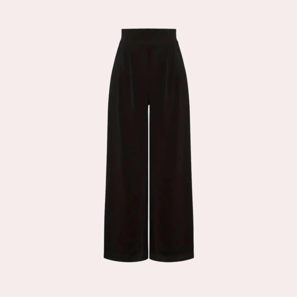 Agnesia - Pantalon évasé élégant et confortable pour femmes – Image 6