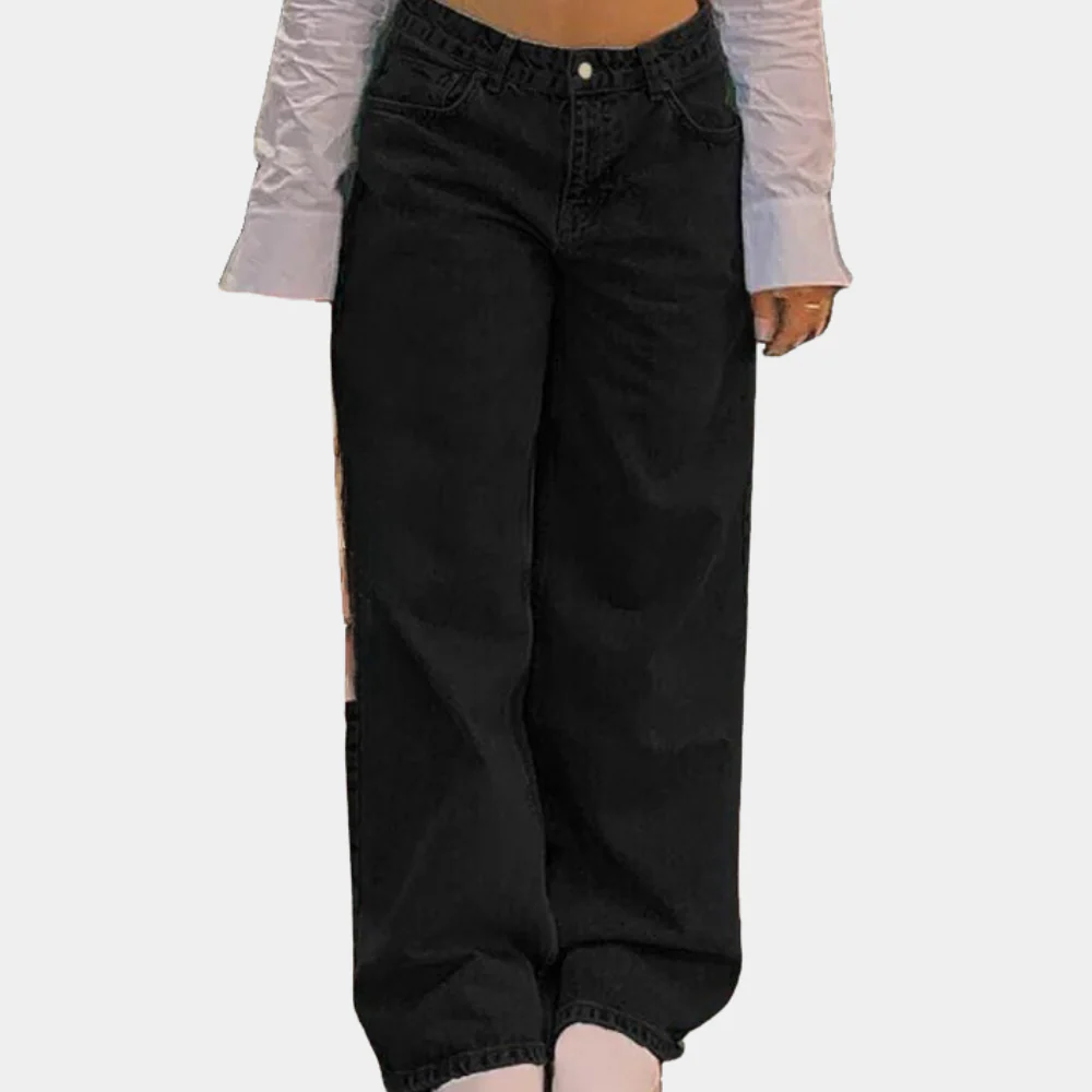 Jeans for femmes, élégants et confortables, avec des jambes larges pour une coupe flatteuse
