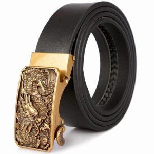 Ceinture Dragon Dévoué (Cuir de vachette)