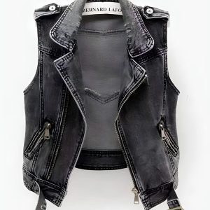 Coby - Cardigan en denim à la mode pour femmes