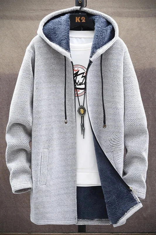 Dominique™ - Veste longue en coton avec ou sans capuche – Image 3