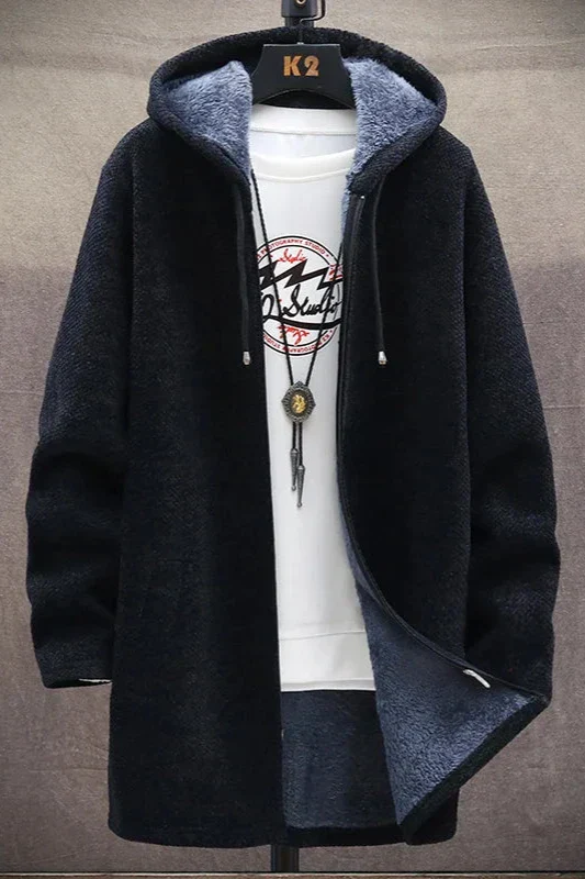 Dominique™ - Veste longue en coton avec ou sans capuche – Image 6
