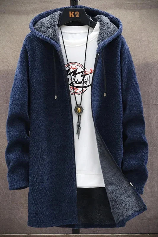 Dominique™ - Veste longue en coton avec ou sans capuche – Image 4