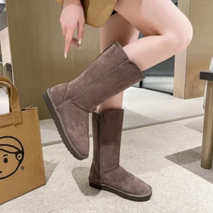 Bina - Bottes élégantes en daim pour femmes