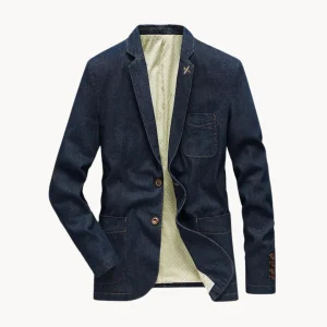 Blazer chic en jean Levi pour un style sans effort