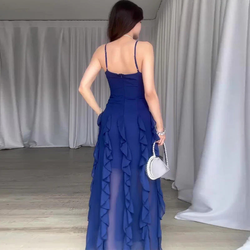 Robe Élégante à Volants – Style Glamour d'Été – Image 4