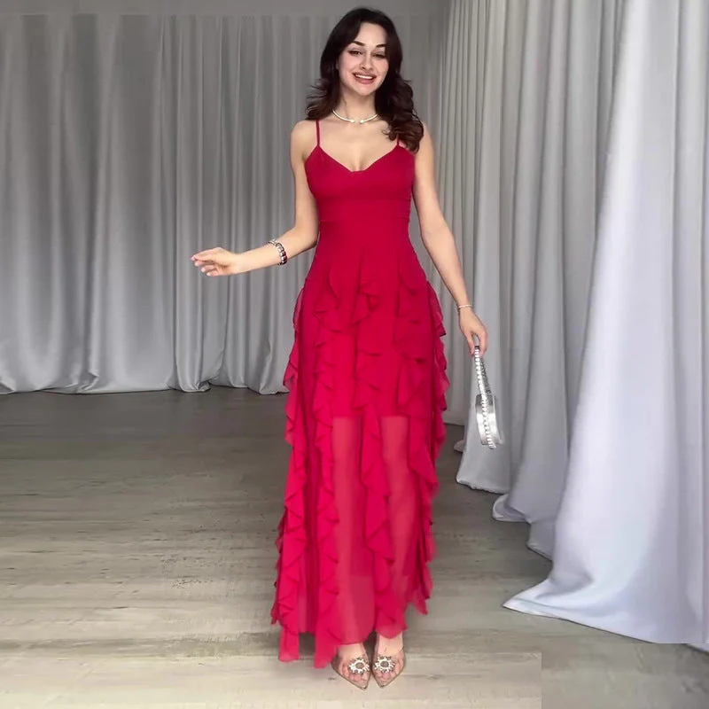 Robe Élégante à Volants – Style Glamour d'Été – Image 8