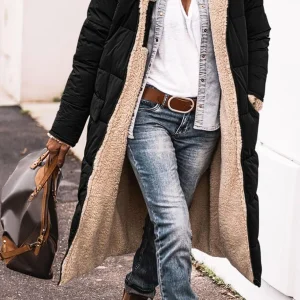 Confort et style avec le manteau ISADORA doublé en sherpa