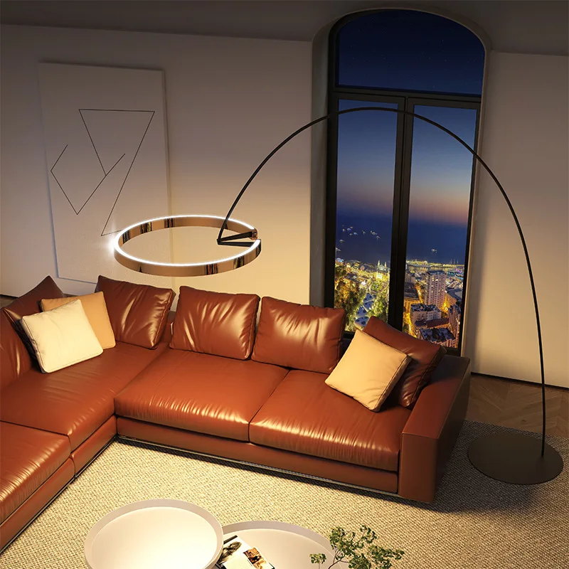 Lampadaire LED scandinave au design moderne – Image 5