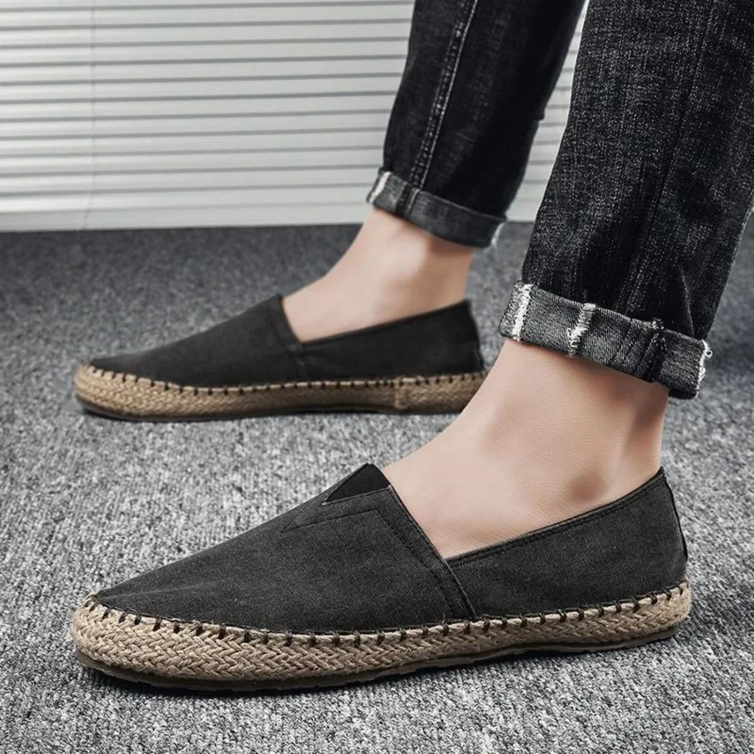 Karin | Espadrilles tendance en toile contrastée pour une beauté tranquille – Image 6