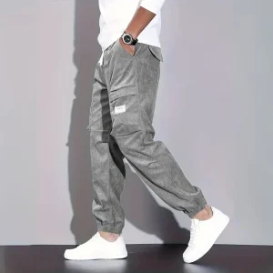 Maxence™ | Jogger Cargo en Velours Côtelé Premium