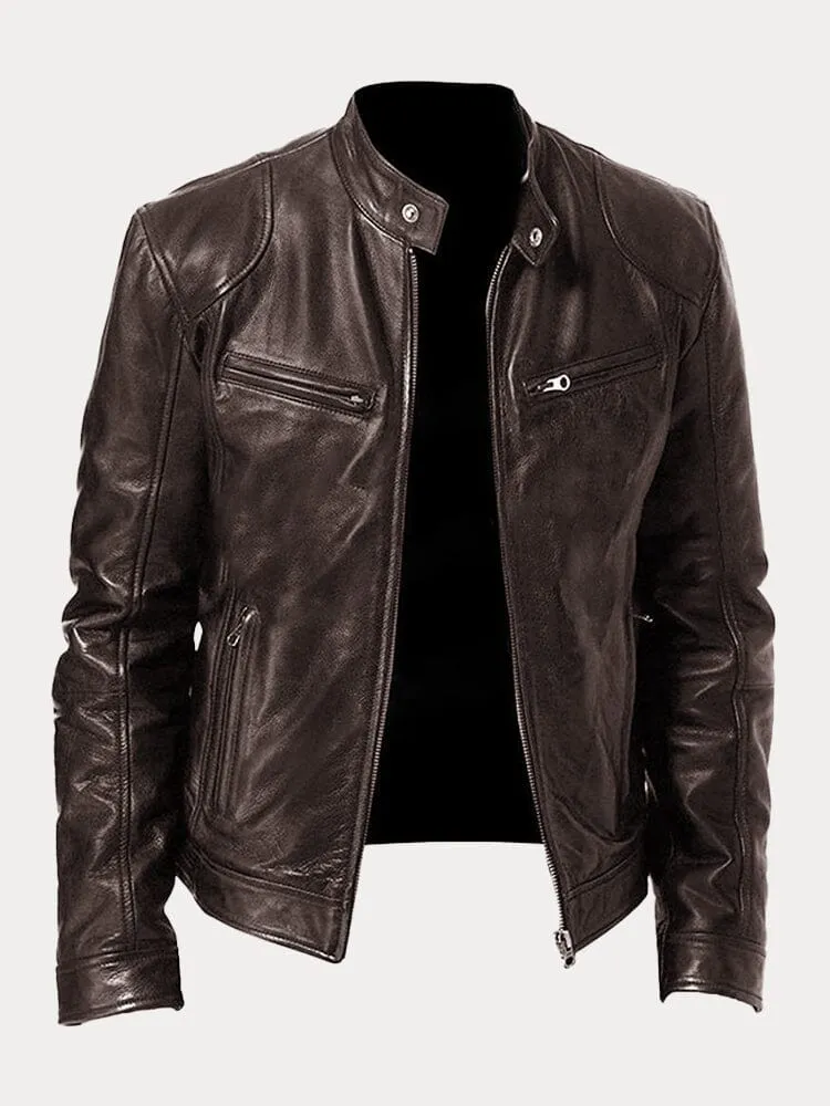Édouard™ - Veste en cuir décontractée – Image 5