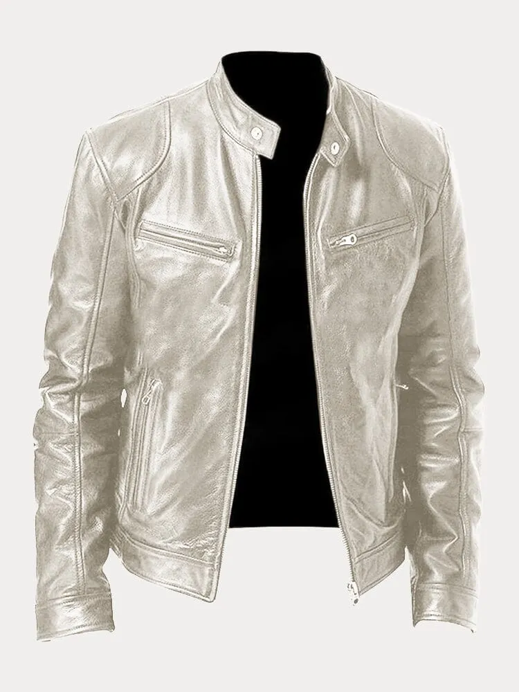 Édouard™ - Veste en cuir décontractée – Image 6