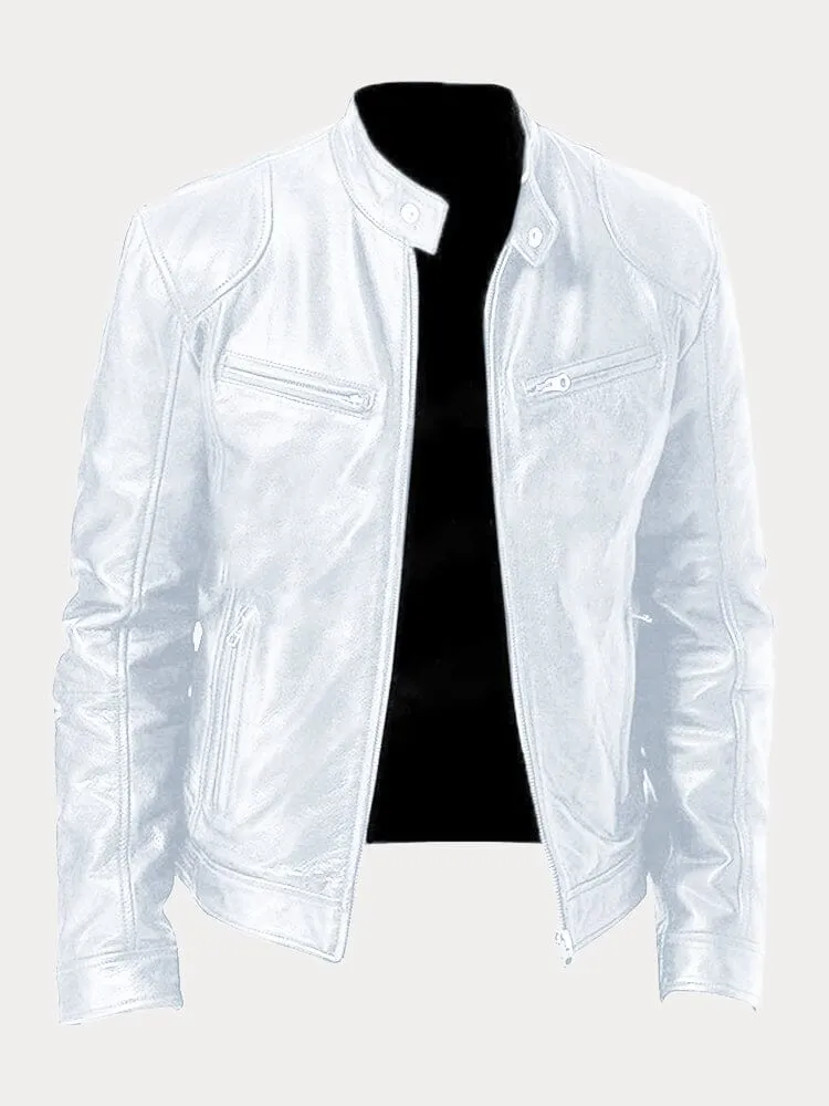 Édouard™ - Veste en cuir décontractée – Image 9