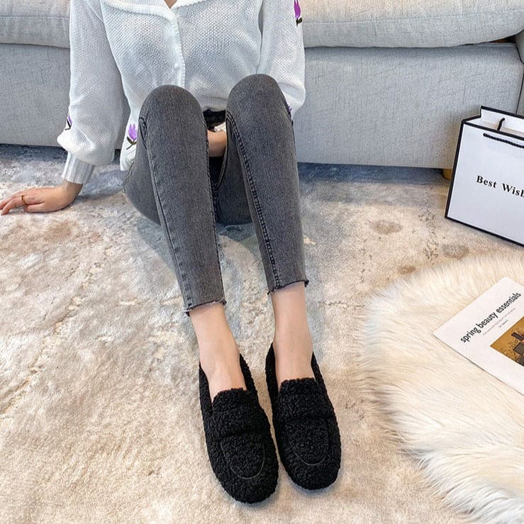 Tina - Sandales en peluche élégantes et souples pour femmes – Image 3