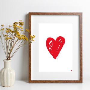 Affiche ou carte – Just love 2