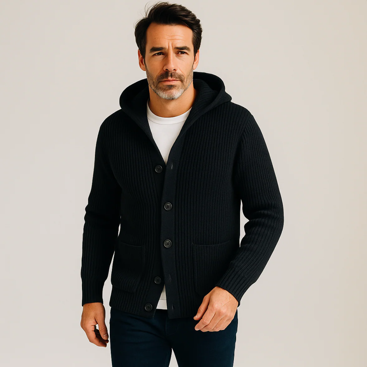 Marceau™ | Cardigan à Capuche en Maille Douce – Image 8