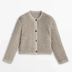 Avelina - Cardigan Teddy de luxe pour un ensemble douillet ultime