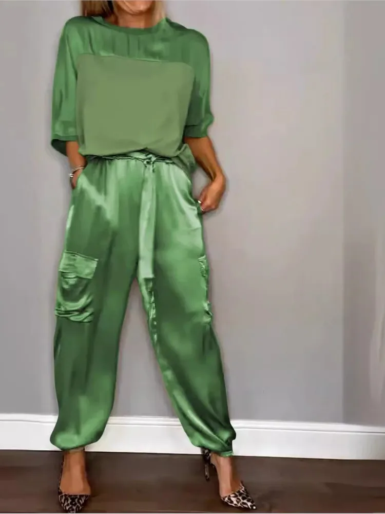 Evelina - Élégance Satinée Décontractée – Image 5