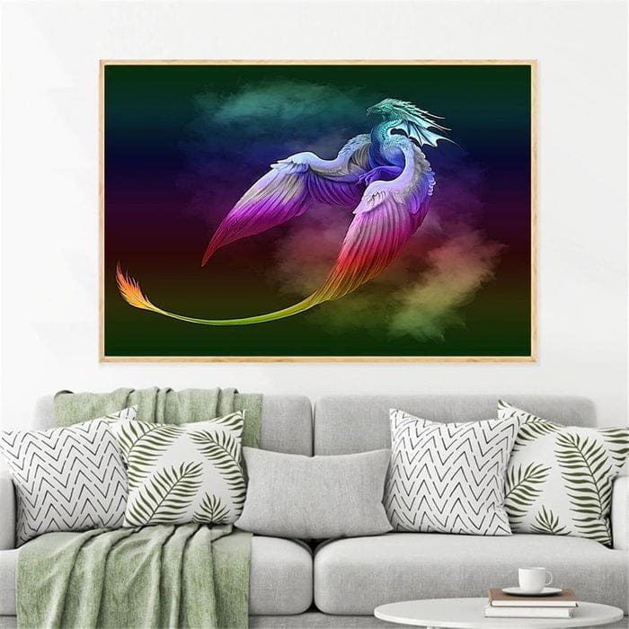 Poster Dragon Coloré – Image 4
