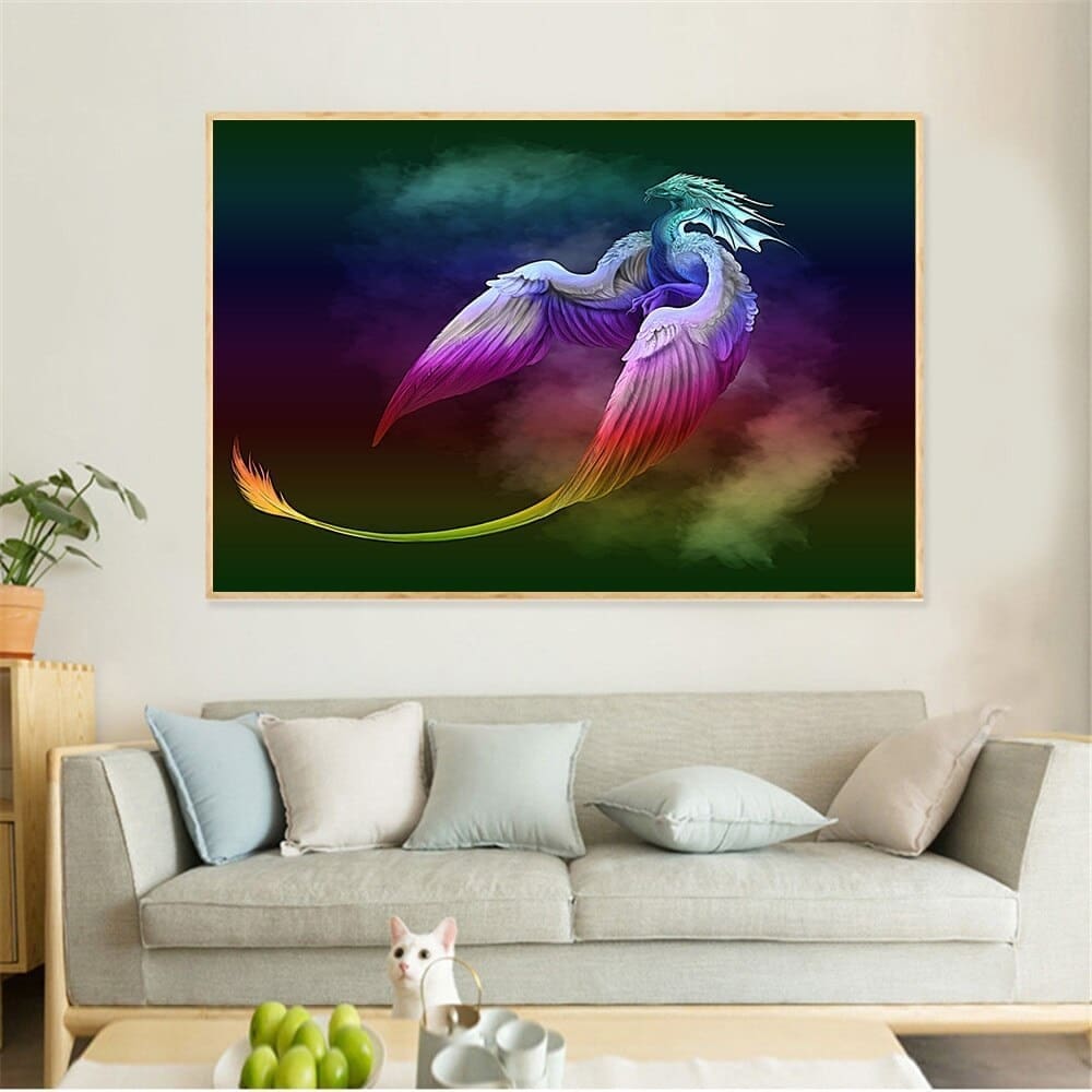 Poster Dragon Coloré – Image 3